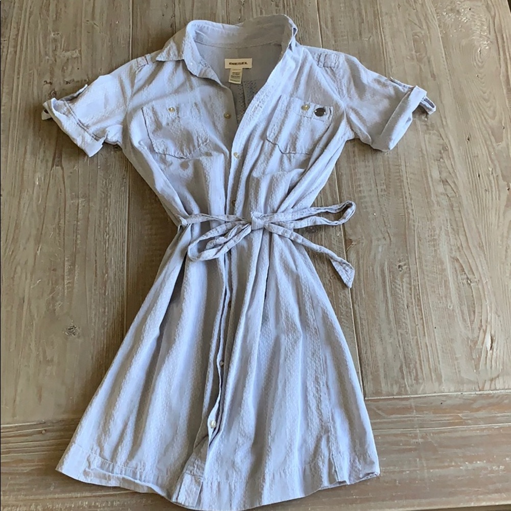 Diesel button down dress